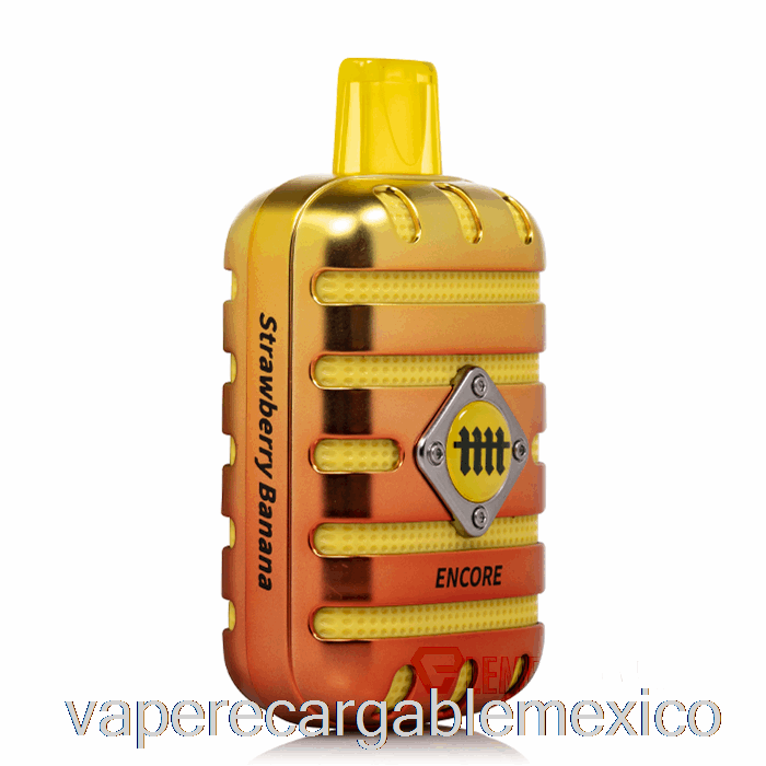 Vape Recargable Que Ese Encore 6500 Desechable Fresa Plátano